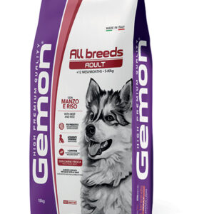 Foto principale Gemon all breeds adult con manzo e riso 15kg