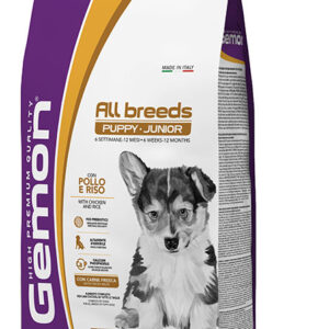 Foto principale Gemon All Breeds Puppy & Junior con Pollo e Riso 15kg