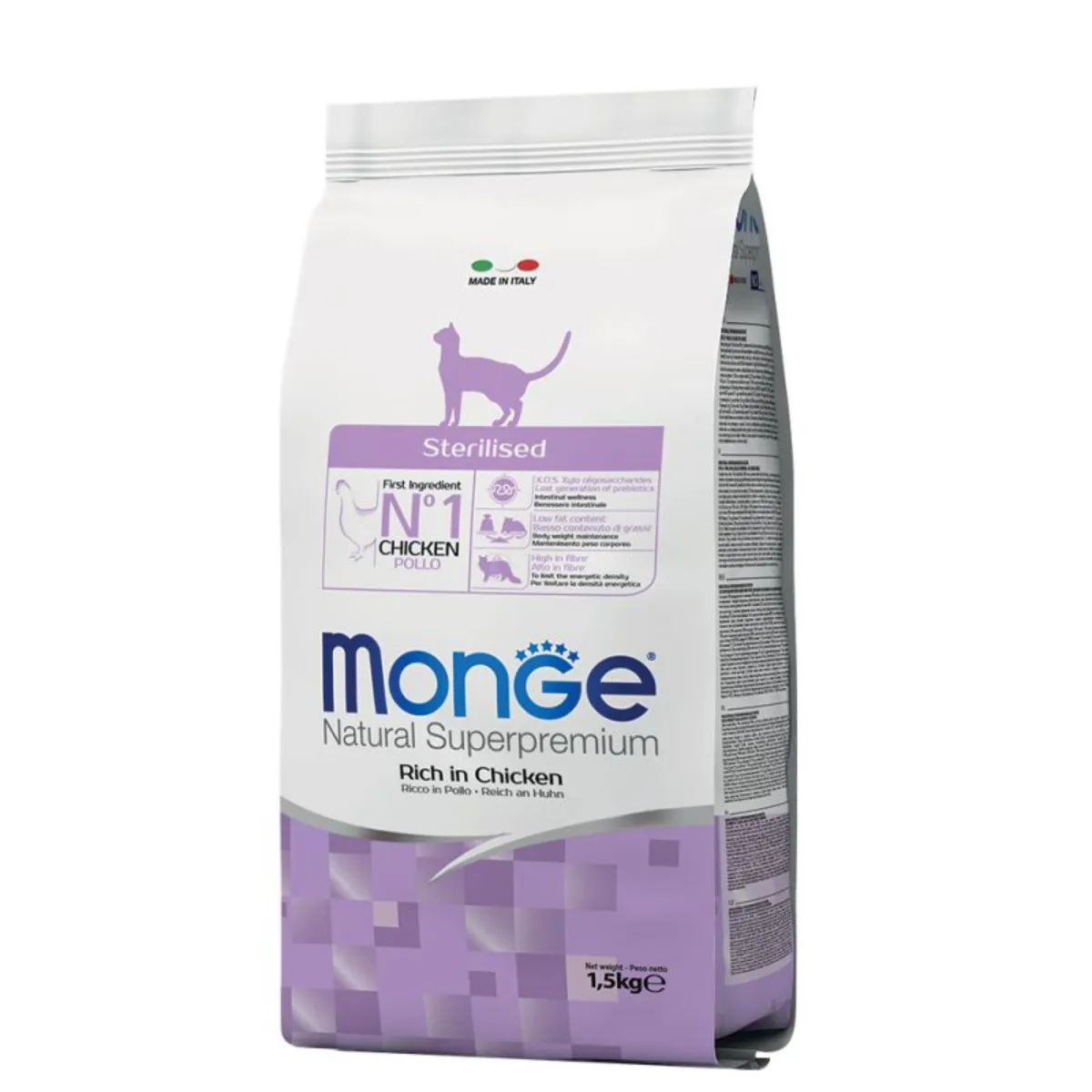 Foto principale Monge Natural Superpremium Sterilised Pollo 1,5kg