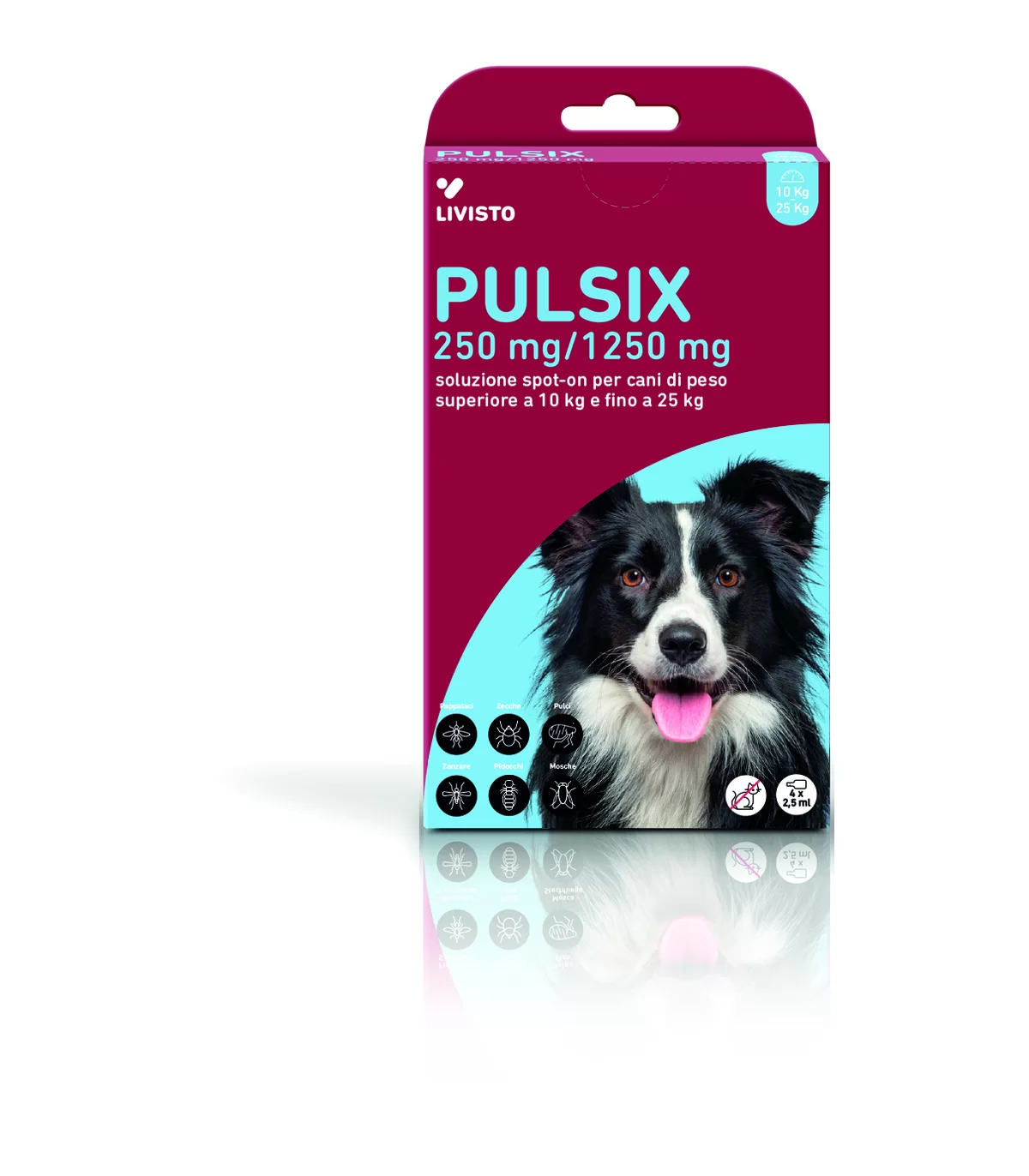 Foto principale Pulsix spot on 4 pipette cani da 10 fino a 25 kg