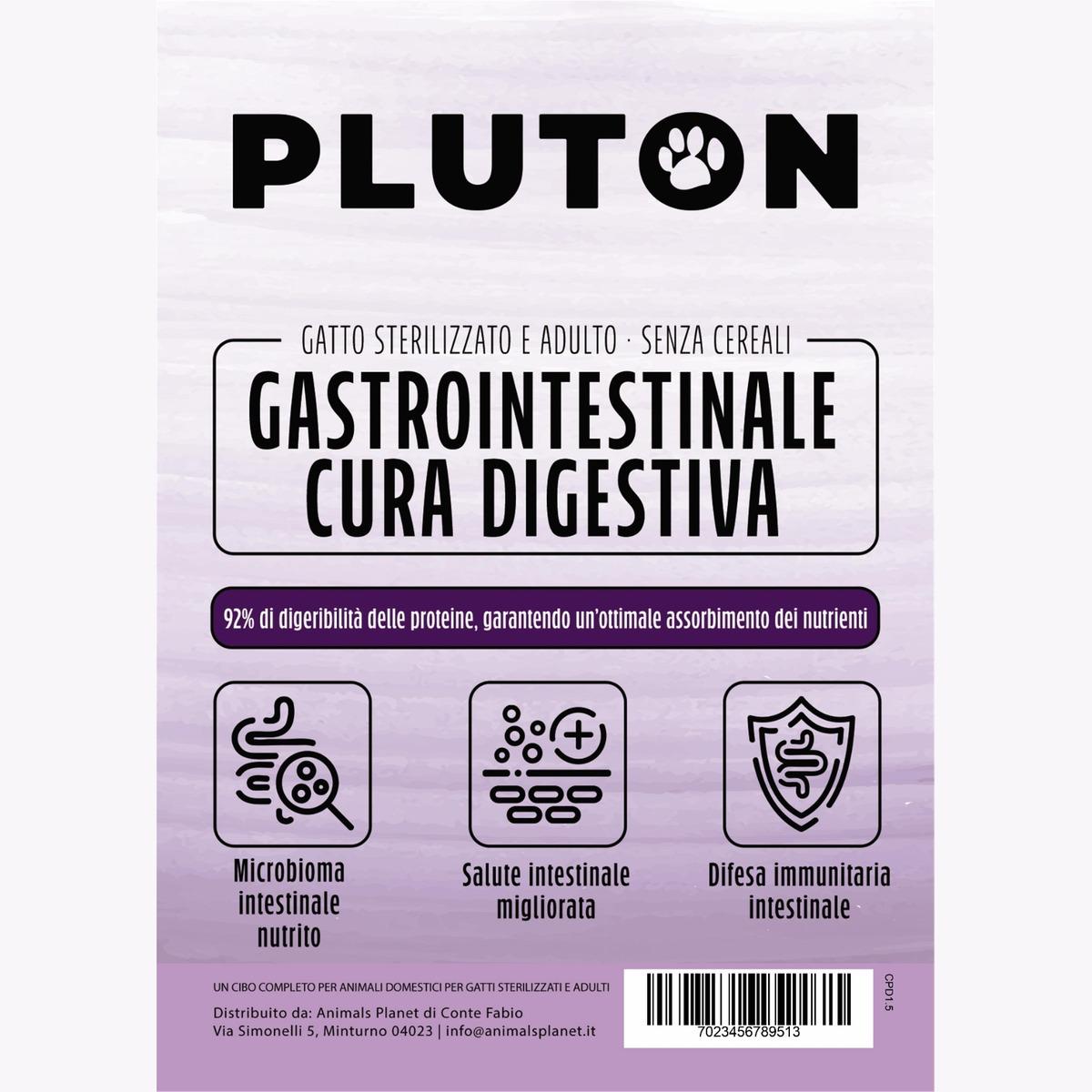 Foto principale Pluton Gastrointestinale Cura Digestiva Grain Free 1,5kg